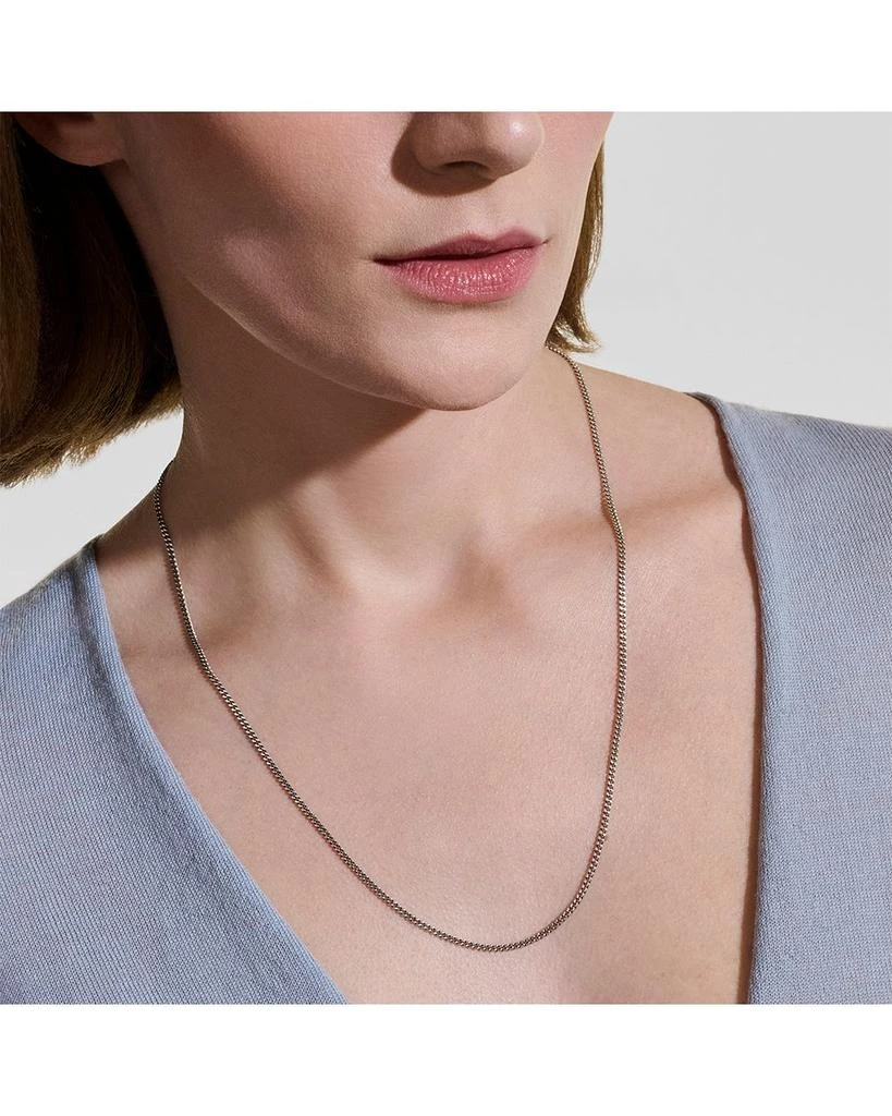 John Hardy Men
s Sterling Silver Chain Curb Link Necklace, 18" 2