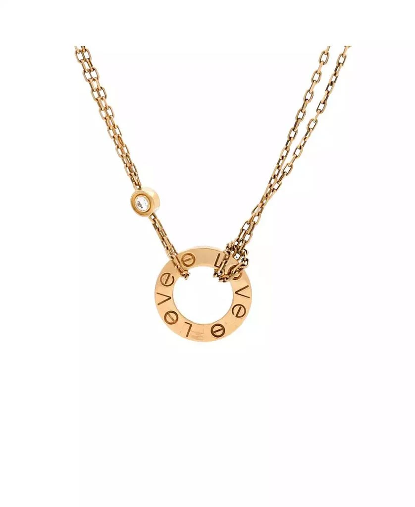 Cartier 2 Diamonds Love Pendant Necklace
