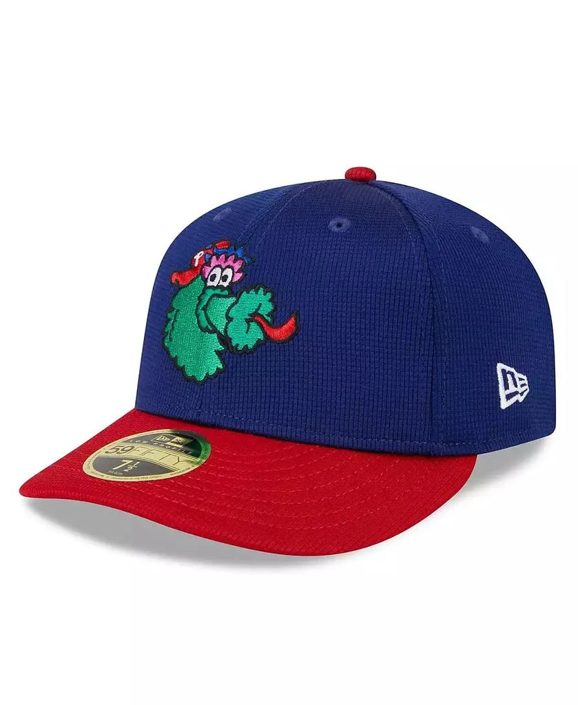 New Era Men's Navy Philadelphia Phillies 2024 Batting Practice Low Profile 59FIFTY Fitted Hat 1