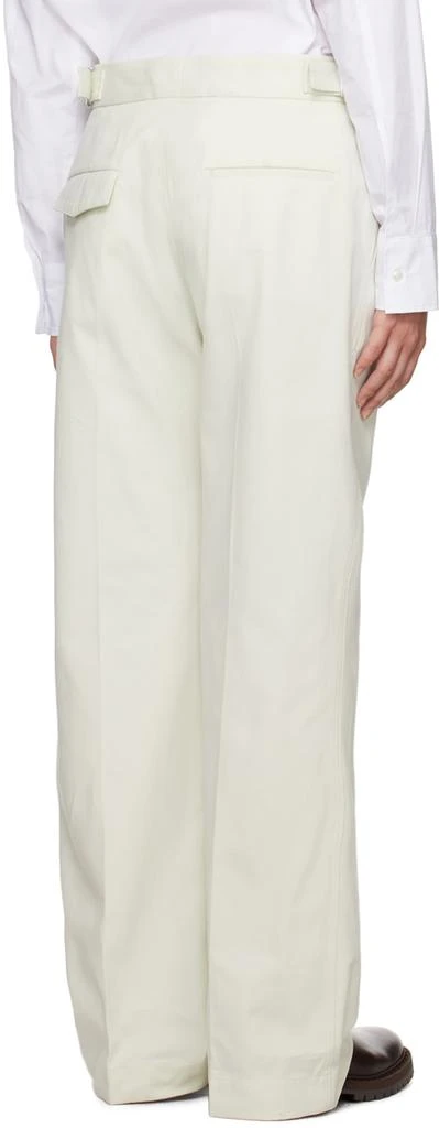 Studio Nicholson Off-White Reynosa Trousers 3