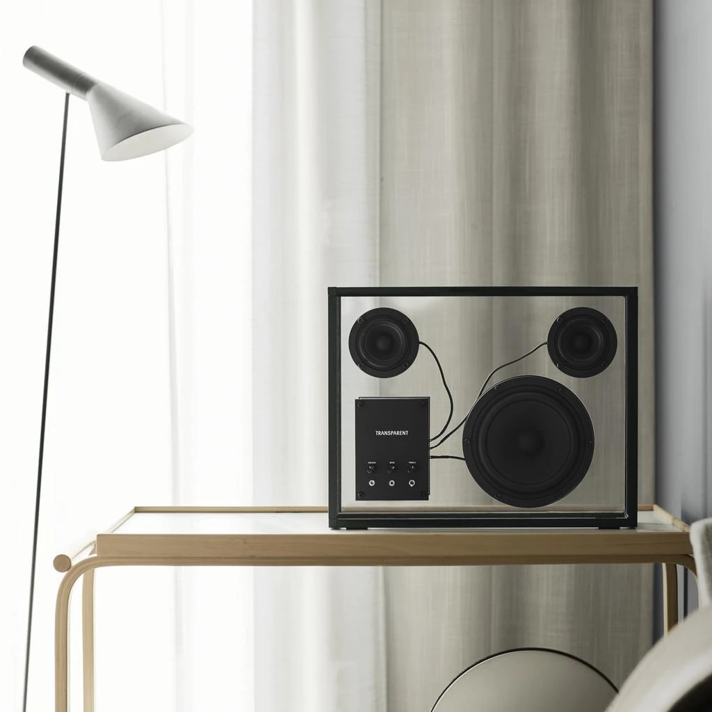 Transparent Large Speaker - Black 7