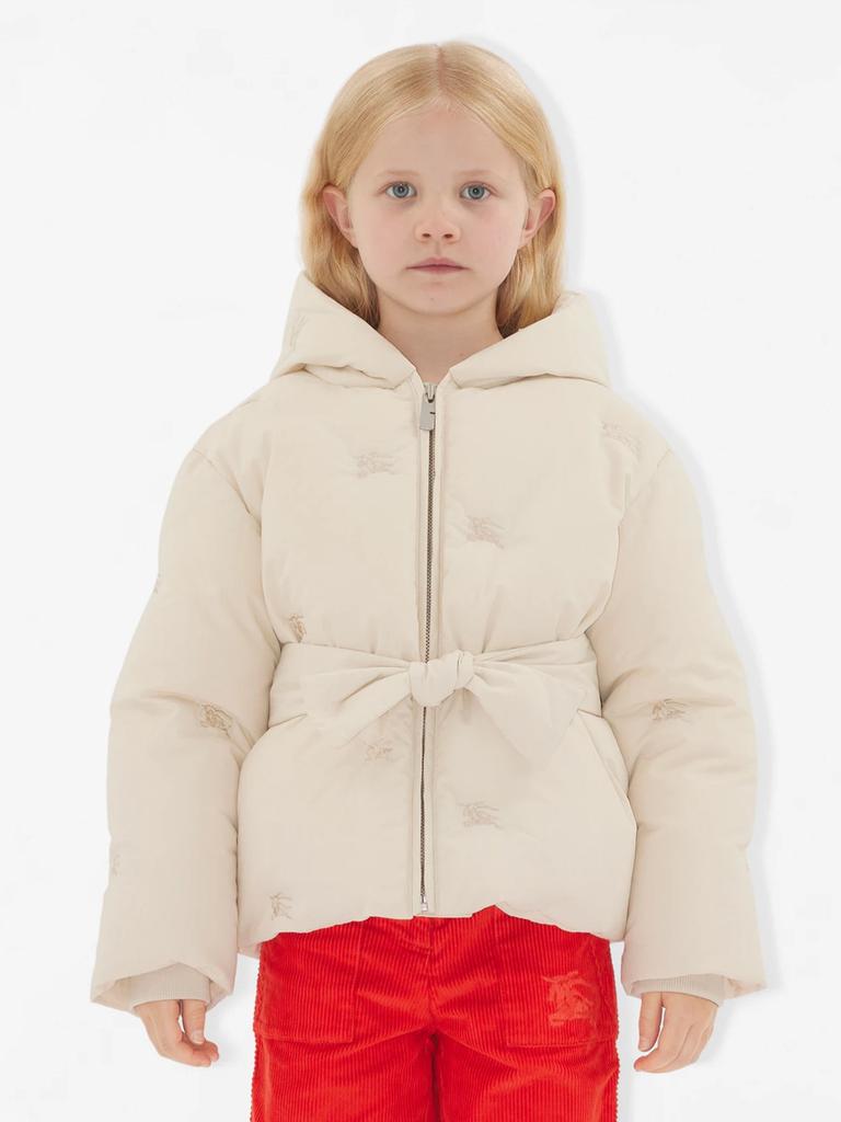 Burberry Burberry Girls Clara Puffer Jacket in Ivory