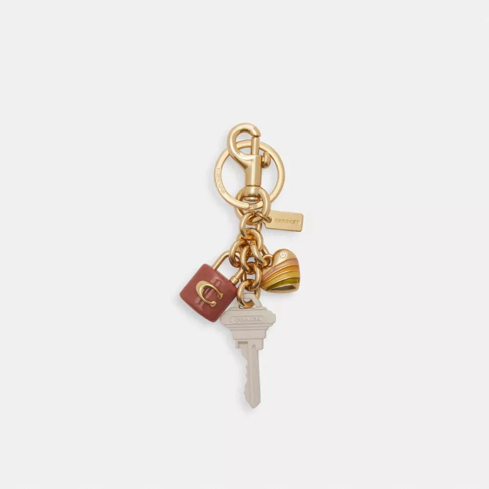 Coach Key Cluster Bag Charm