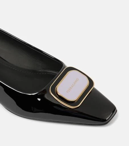 Salvatore Ferragamo Venera patent leather ballet flats 6
