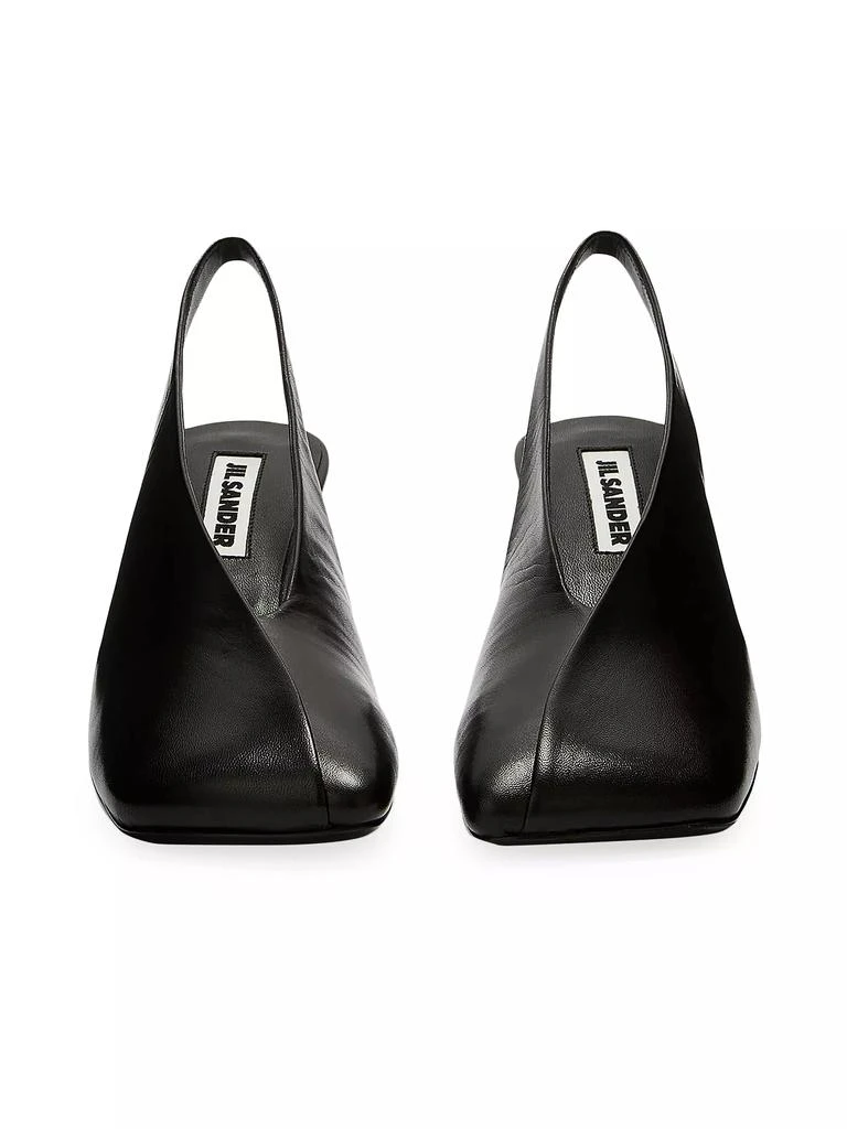 Jil Sander 65MM Leather Slingback Pumps 3