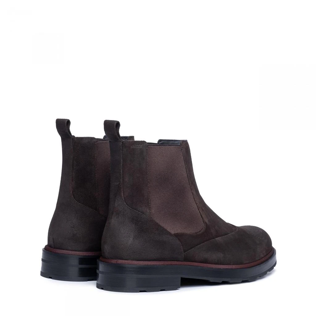 Bally Corad 6239751 Men's Ebano Bovine Suede Leather Chelsea Boots 5