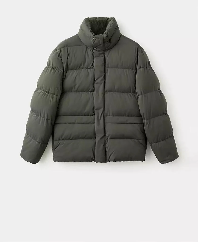 Mango Men's Short Puffer Water-Repellent Anorak 7