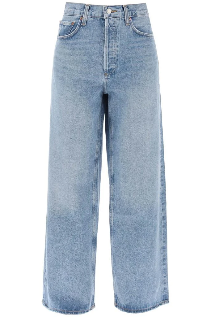 AGOLDE DENIM LOW RISE BAGGY JEANS 1