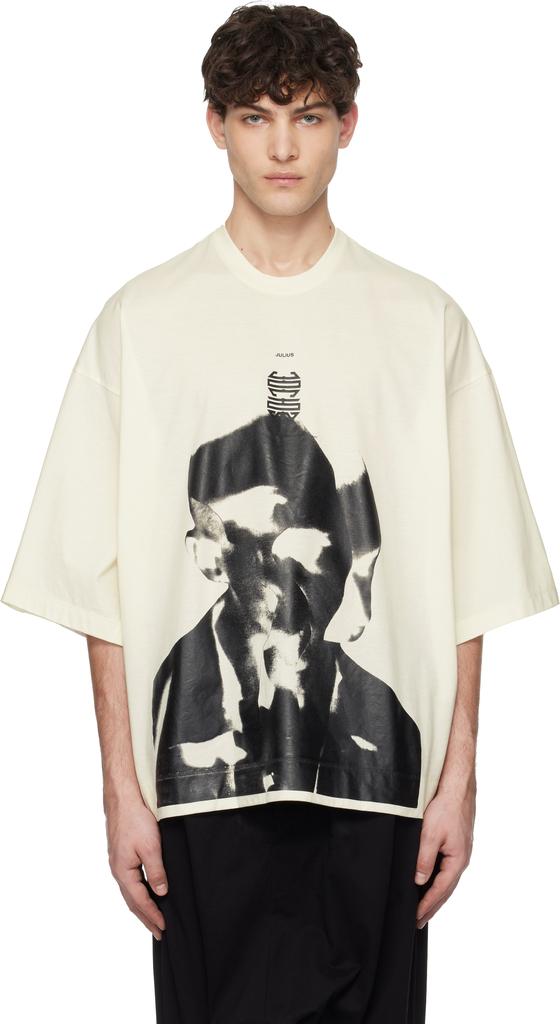Julius Off-White Ana-Diptych JD Portrait T-shirt