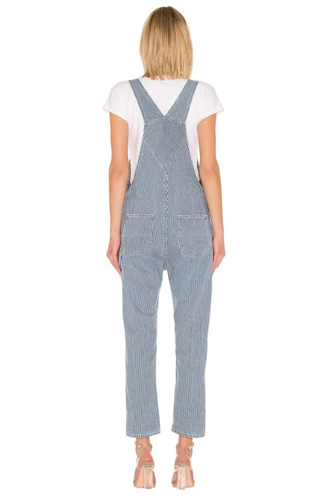 NSF Dolly Long Overalls In Blue/white 3