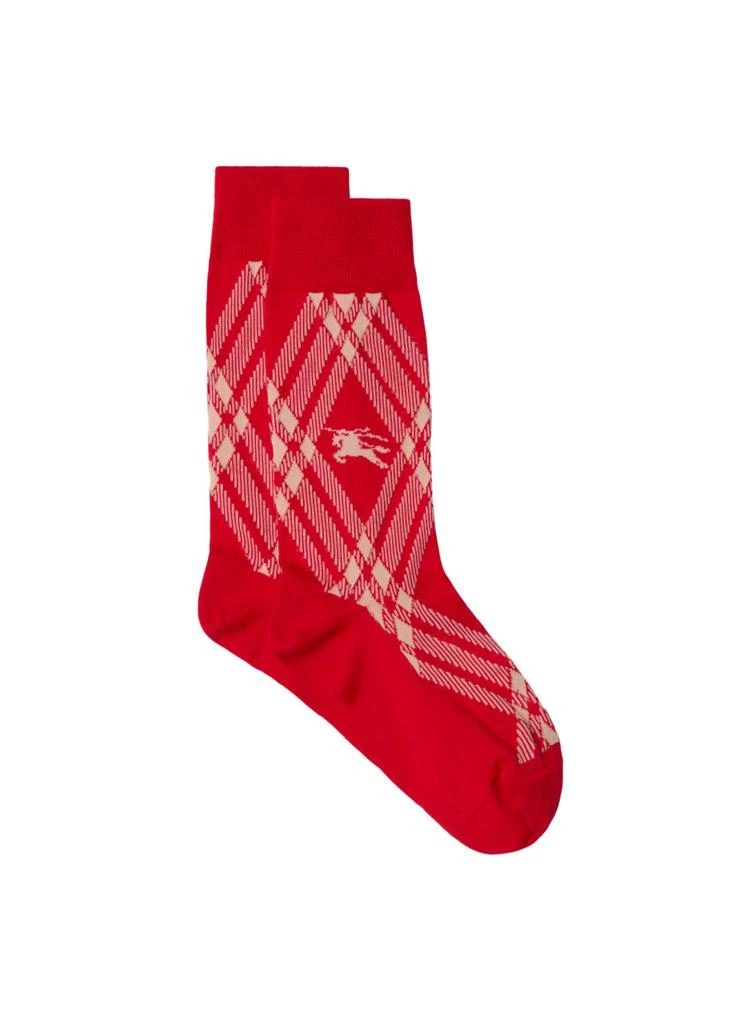 Burberry Check cotton blend socks 2
