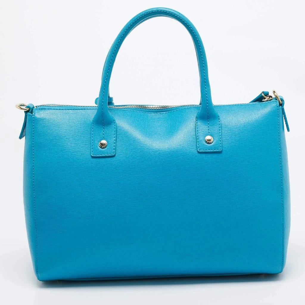 Furla Furla Blue Leather Linda Satchel 4