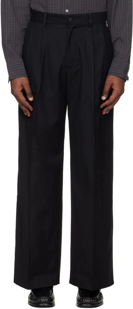 HOPE Black Loose-Fit Trousers