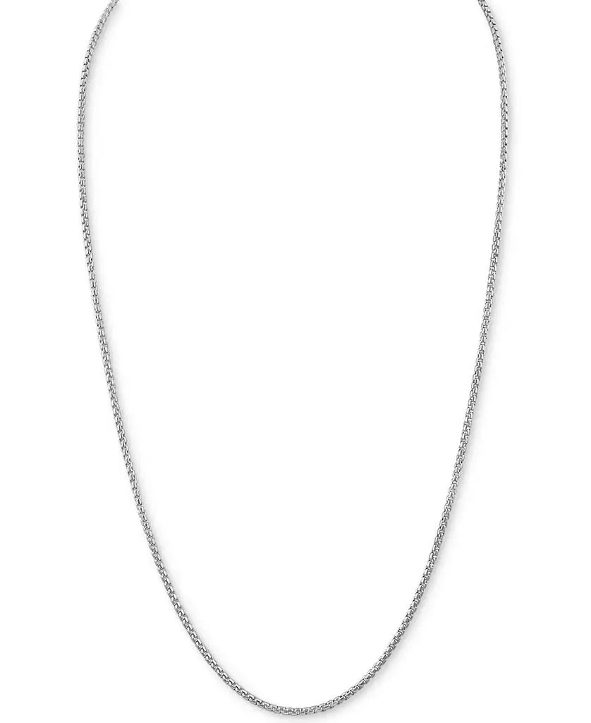 Esquire Men's Jewelry Box Link 24" Chain Necklace, Created for Macy's 1