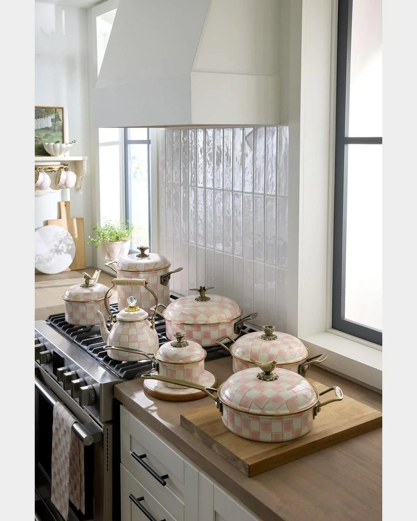MacKenzie-Childs Rosy Check Large Trivet 5