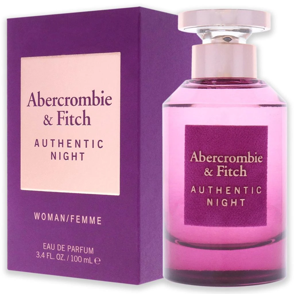 Abercrombie & Fitch Authentic Night by  for Women - 3.4 oz EDP Spray 4