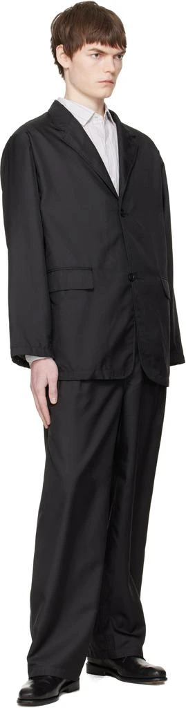 Nanamica Black Polyester Twill Club Trousers 4
