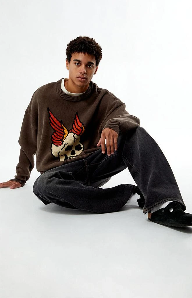 PacSun Skull Knit Sweater 4