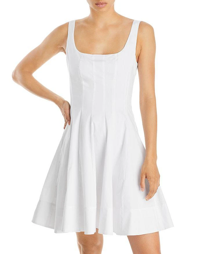 mini tulle dress Calliope Embellished Long Sleeve Tulle Skirt Mini Dress in Ivory