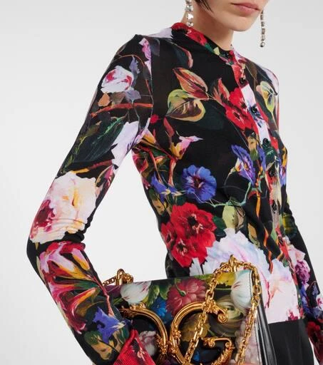 Dolce 
Gabbana Floral silk cardigan 4