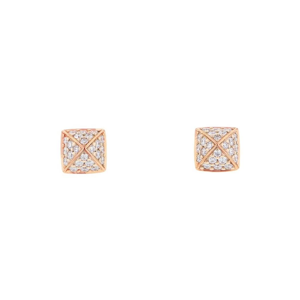 Hermes Clous pink gold (18K) Stud Earrings (Pre-Owned)