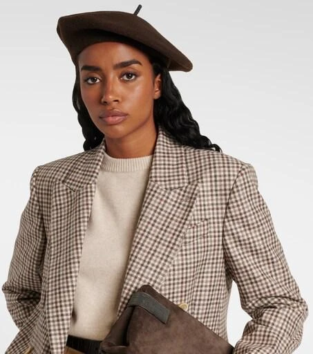 Brunello Cucinelli Wool beret - Hats - Compare Prices from 8  display picture 2
