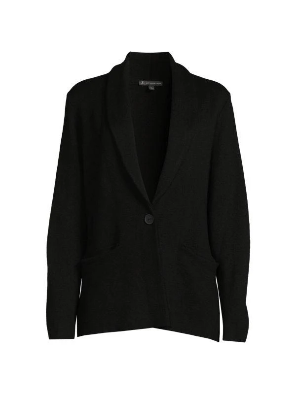 Adrianna Papell Solid Knit Sportcoat 3