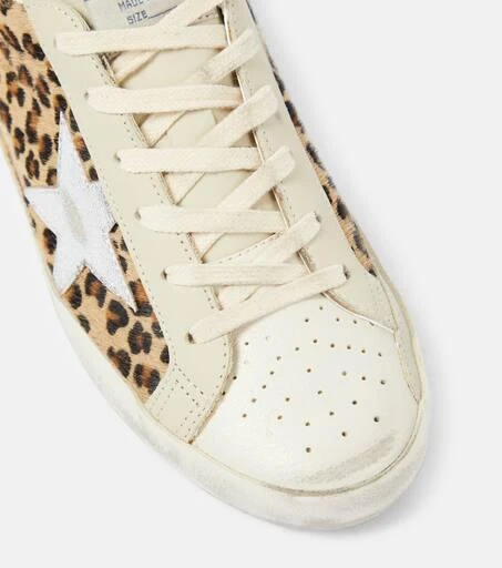 Golden Goose Super-Star leopard-print leather sneakers 6