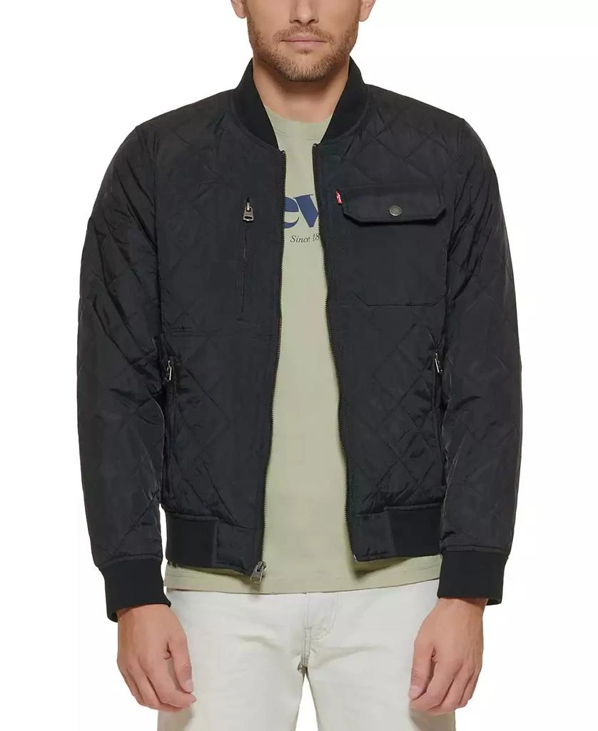 Levi's Men's Regular-Fit Diamond-Quilted Bomber Jacket 3