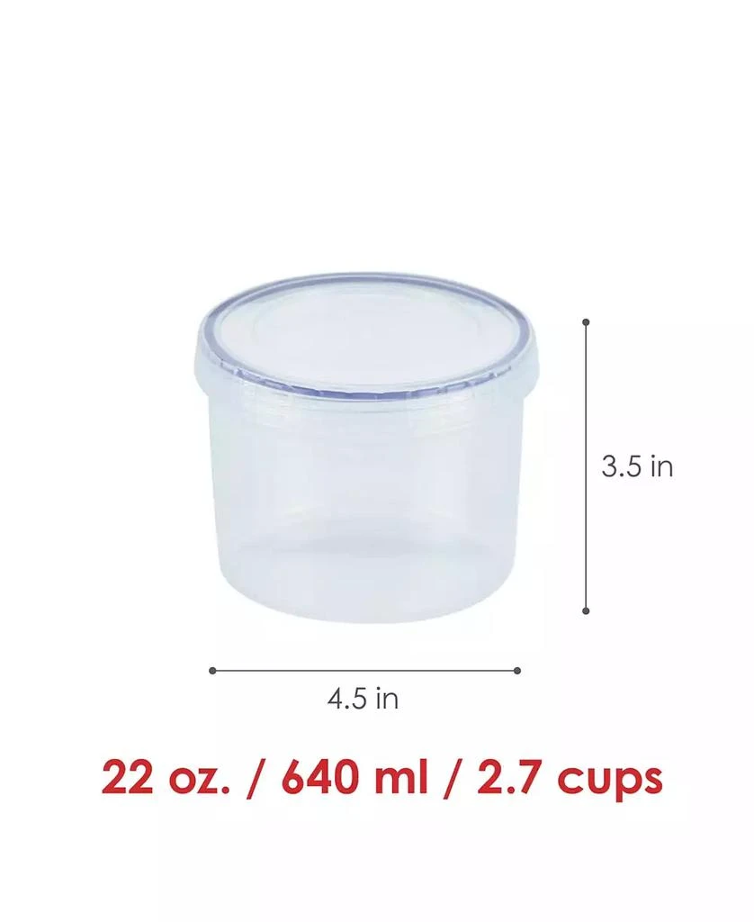 Lock & Lock Easy Essentials 24-Pc. Twist Food Storage Containers 4