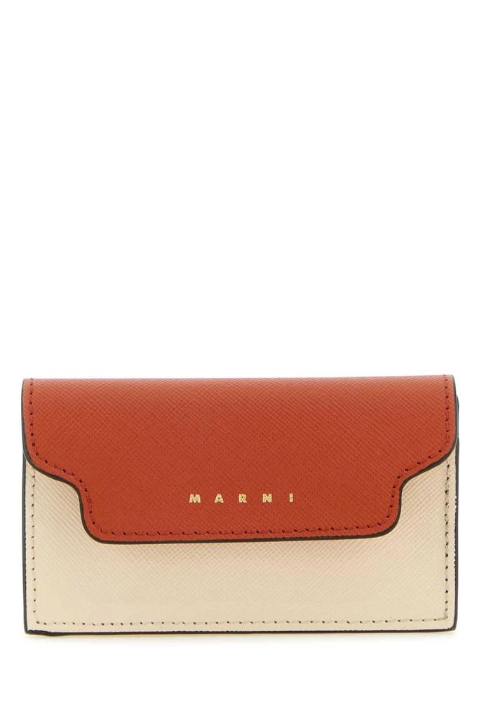 Marni Marni Logo Print Two-Tone Coin Purse 1