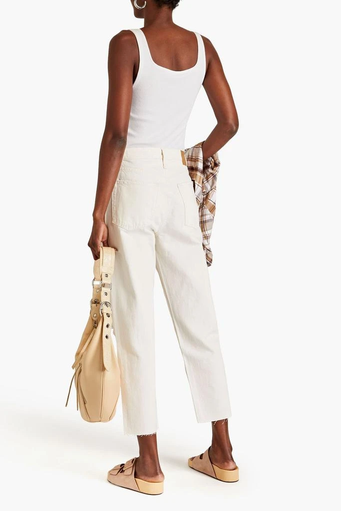 Rag & Bone Alissa distressed high-rise straight-leg jeans 3