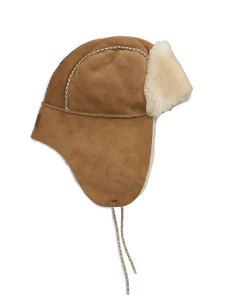 UGG Stitched Sheepskin Trapper Hat 2