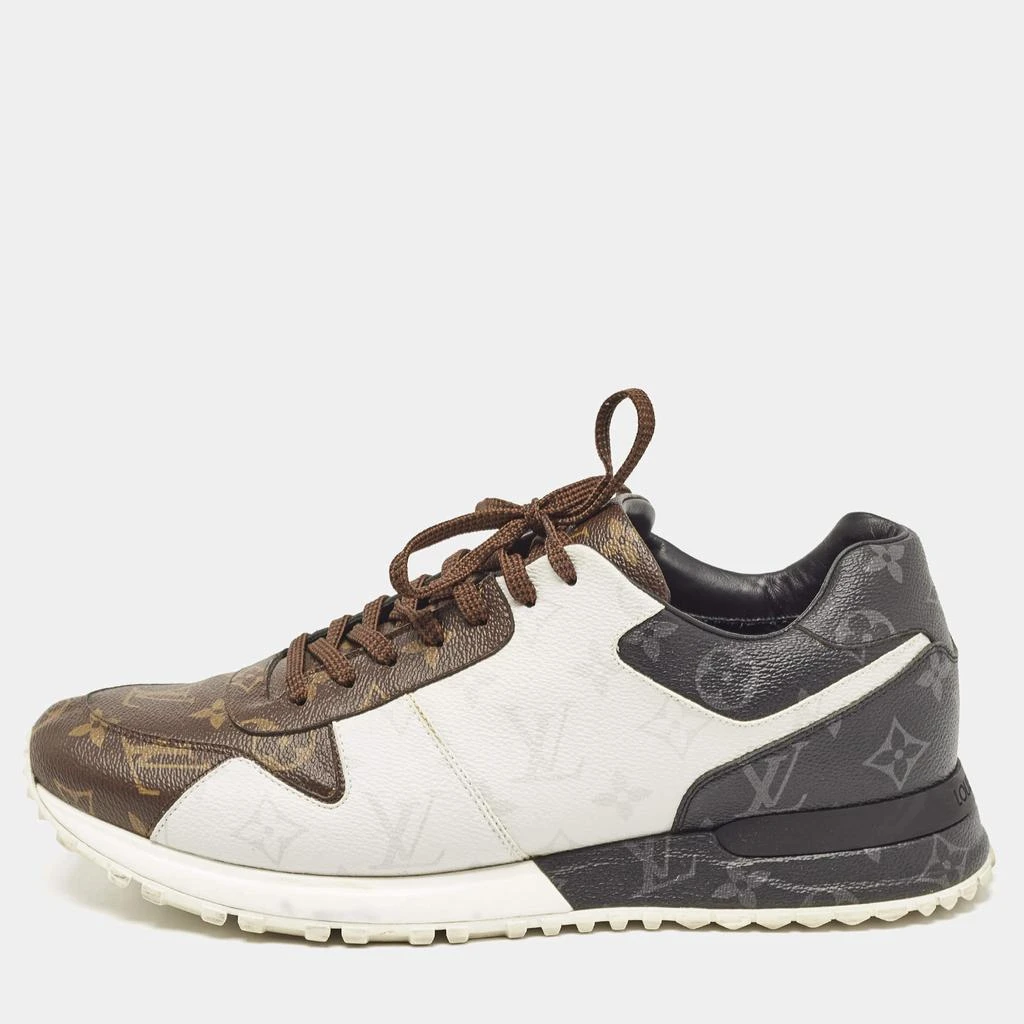 Louis Vuitton Louis Vuitton Brown/White Monogram Canvas Runaway Sneakers Size 42.5 1