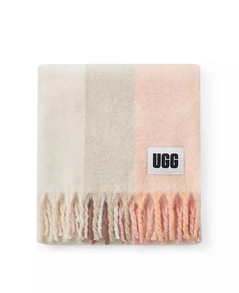 UGG Calyx Stripe Faux Mohair Throw, 50" x 70" 5
