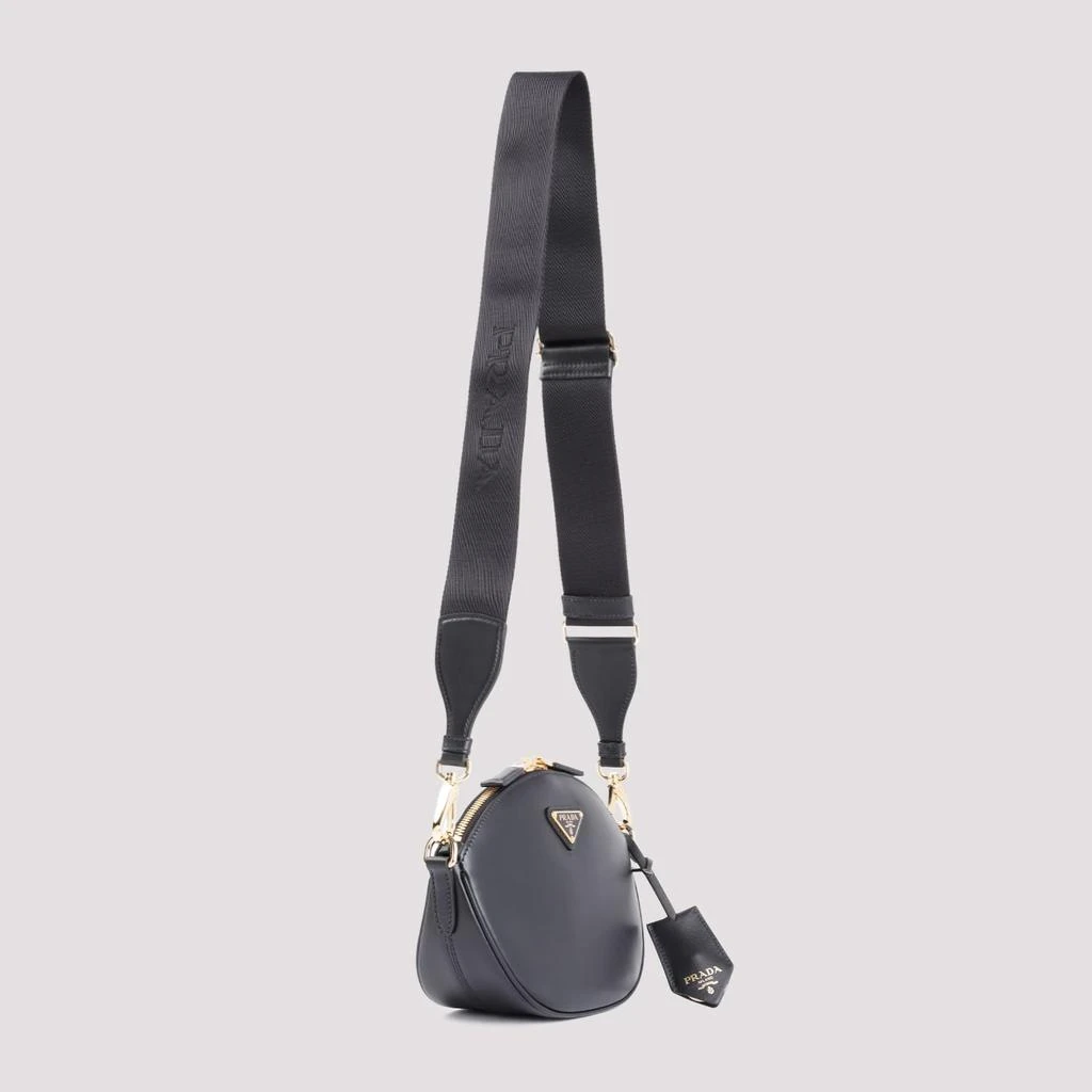 Prada BLACK LEATHER CROSSBODY BAG 3