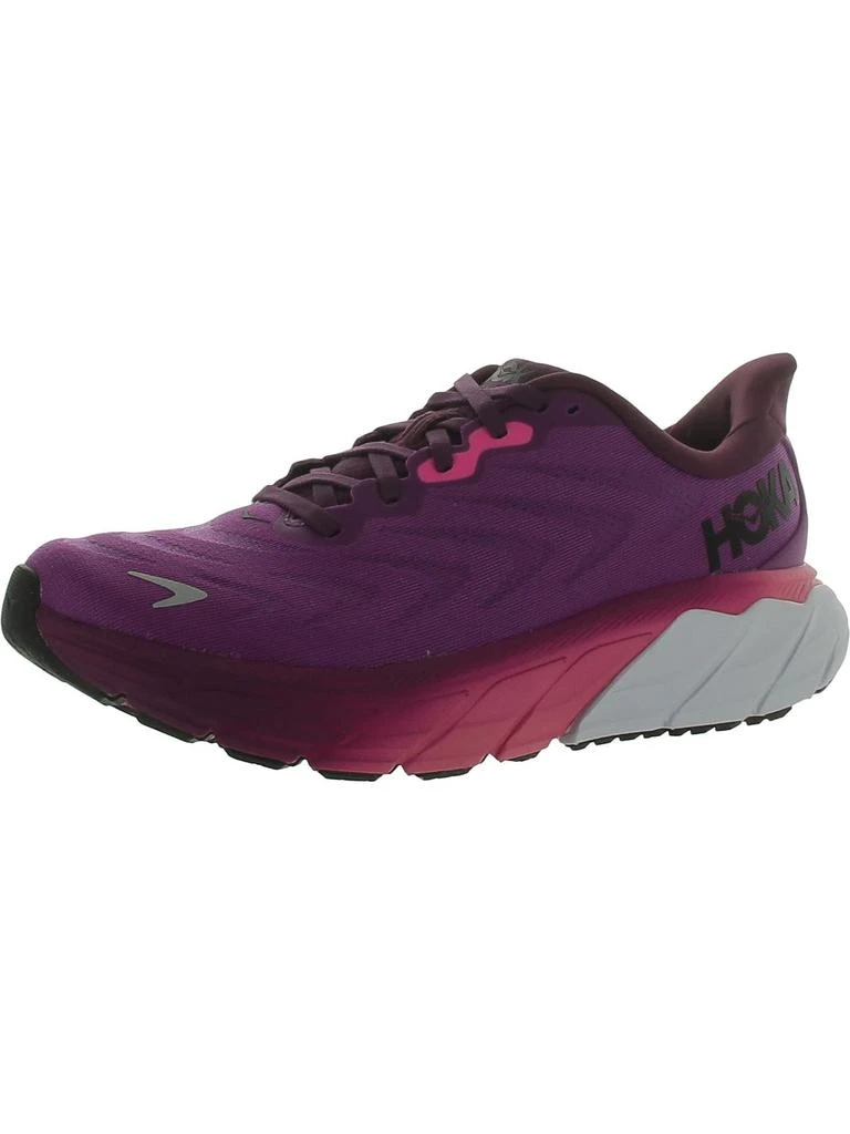 Hoka One One Arahi 6 Womens Faux Leather Mesh Running Shoes 7