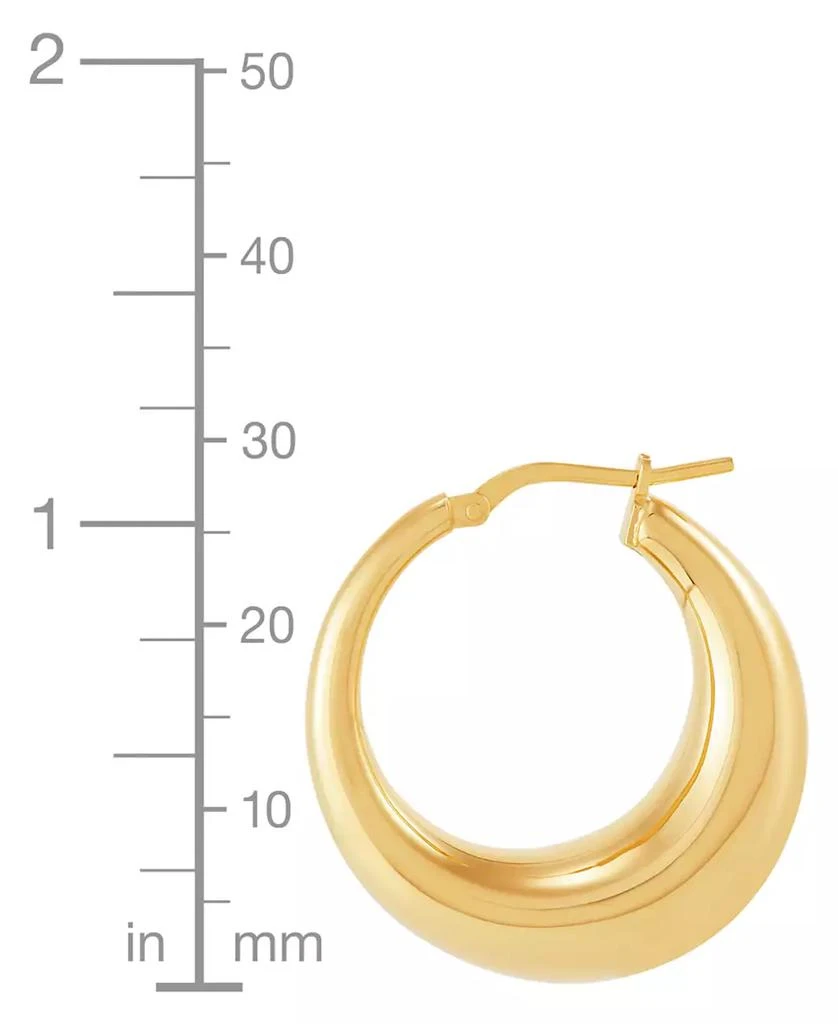 Macy's Electroform Hoop Earrings in 18k Yellow Gold 4