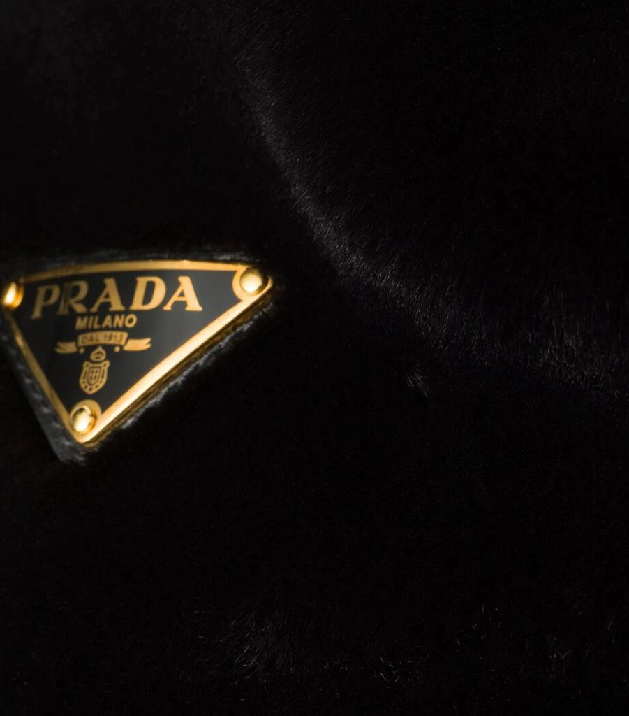 Prada Faux Fur Bucket Hat 4