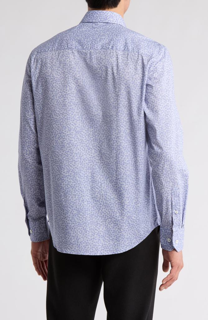 BUGATCHI Julian Shaped Fit Comfort Stretch Button Up Shirt