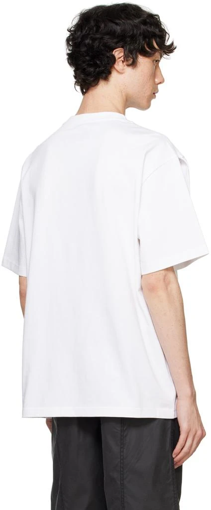 Feng Chen Wang White Double Collar T-Shirt 3