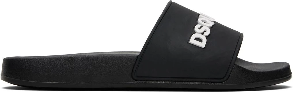 DSQUARED2 Black 
Dsquared2 Logo
 Pool Slides