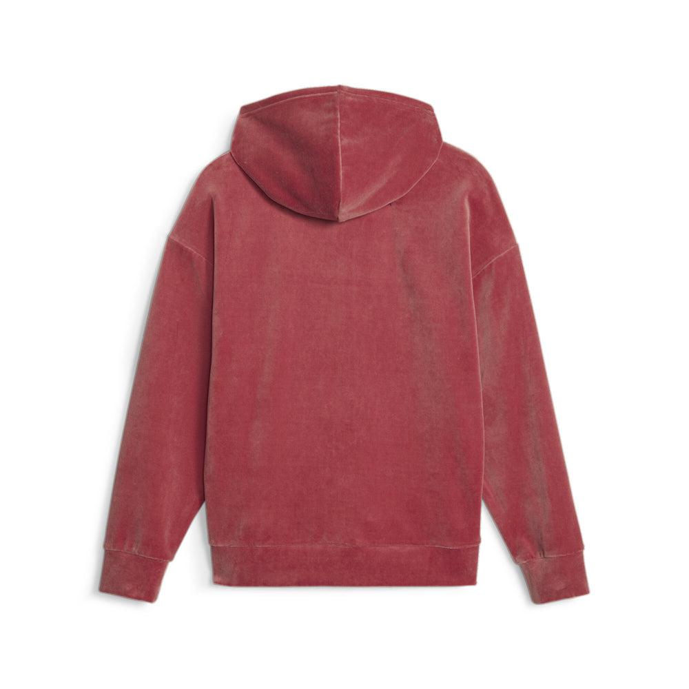 Puma Essentials Elevated Velour Full-Zip Hoodie