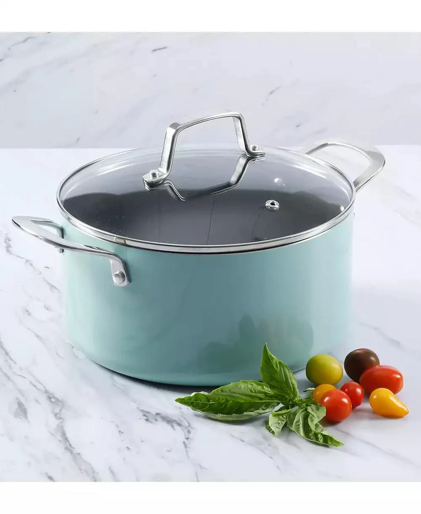 Martha Stewart 10-Pc. Hard-Enameled Aluminum Nonstick Cookware Set 3