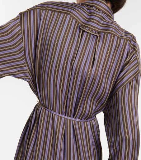 Acne Studios Delestina striped shirt dress 7