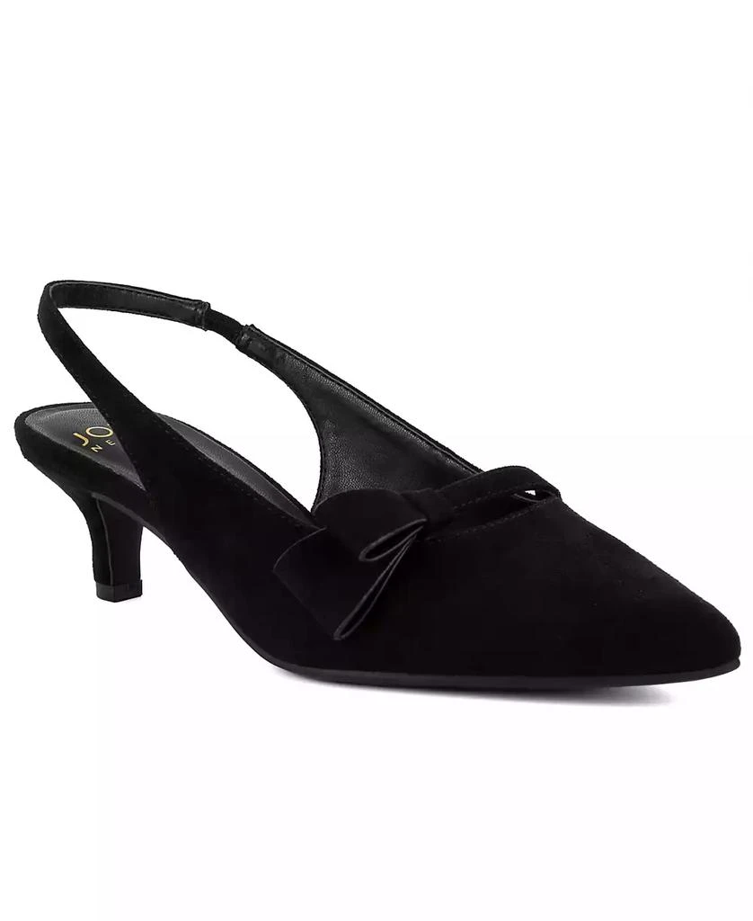 JONES NEW YORK Women's Charbeau Kitten Heel Slingback Pumps 1