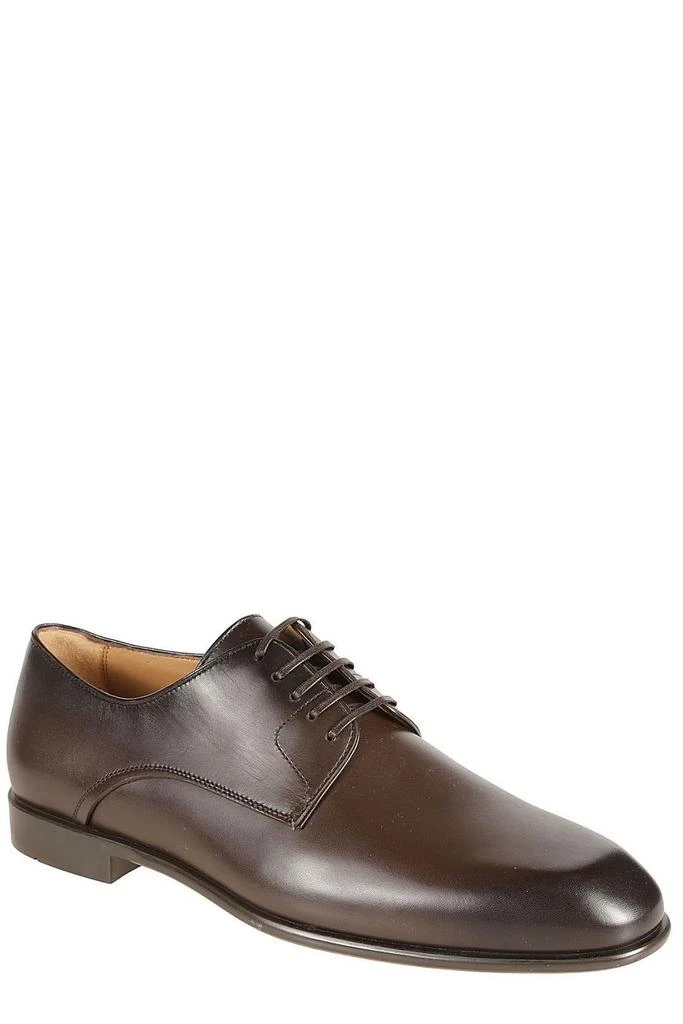Salvatore Ferragamo Ferragamo Almond-Toe Derby Shoes 2