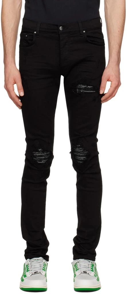 AMIRI Black Crystal MX1 Jeans 1