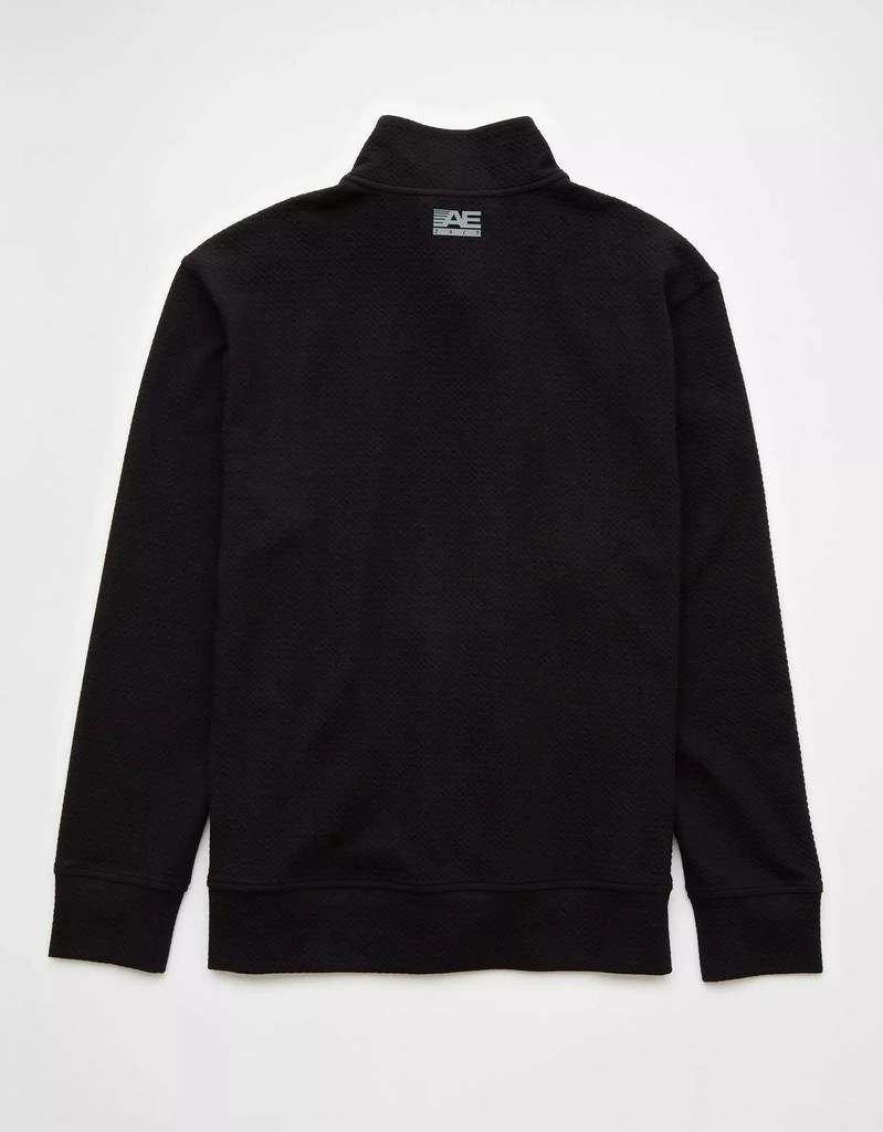 AE AE 24/7 Textured Fleece Quarter-Zip Sweatshirt 4