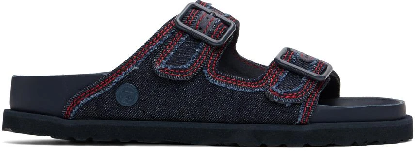 Birkenstock Navy 1774 Arizona Denim Sandals 1